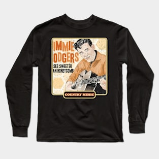 Jimmie Rodgers 4 Design Long Sleeve T-Shirt